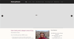 Desktop Screenshot of diane-johnson.com